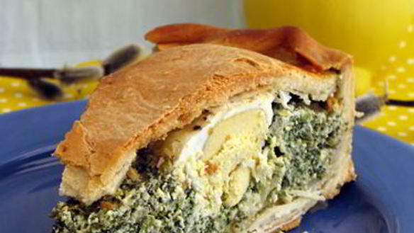 Рецепт Итальянского пирога со шпинатом