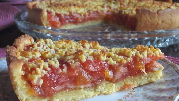 Рецепт Летнего яблочно-персиковый пирог