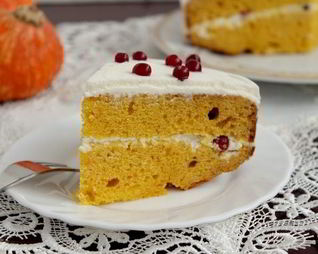 Медовый тыквенный пирог