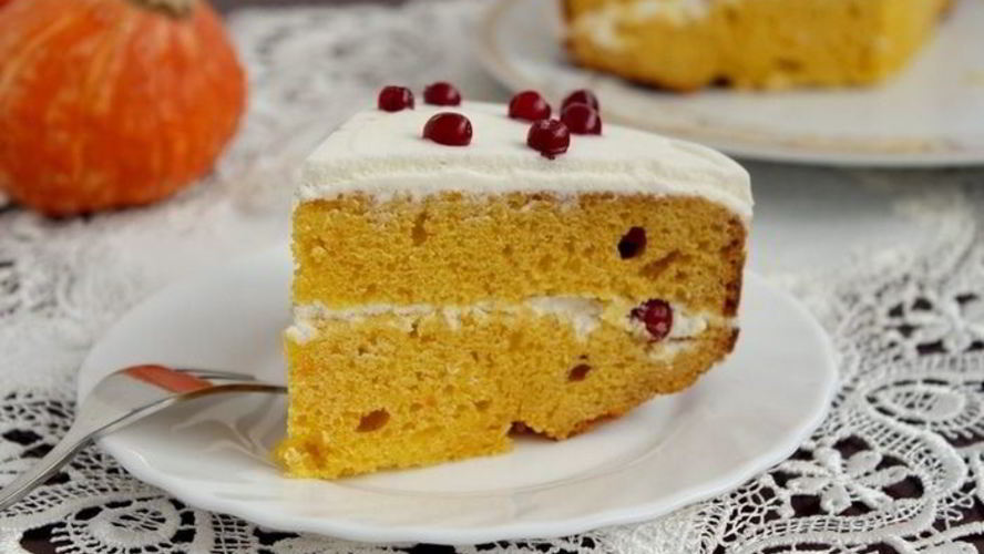 Рецепт медового тыквенного пирога