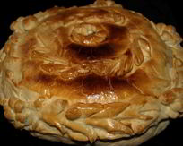 Киш с грибами