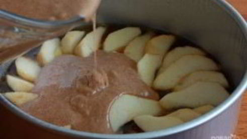 перевернутый пирог с грушами