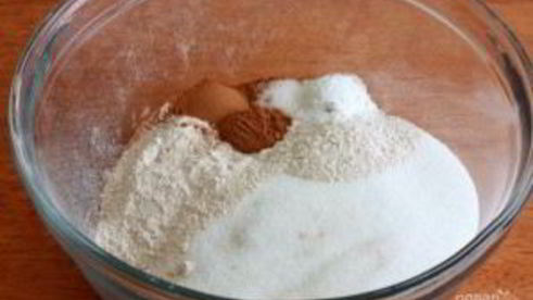 перевернутый пирог с грушами