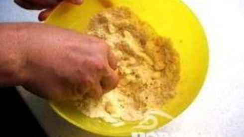 песочный пирог с фруктами