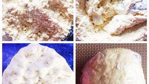 пирог на майонезе с курицей, капустой и грибами