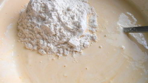 пирог нежность с творожком