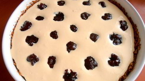 пирог нежность с творожком