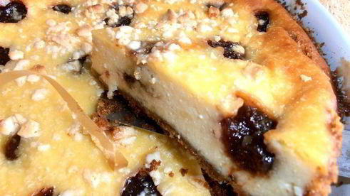 пирог нежность с творожком