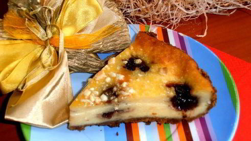 пирог нежность с творожком