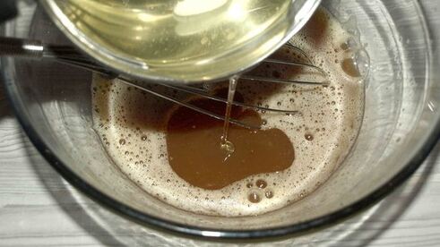 пирог с черешней, голубикой и десертным вином