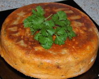 Пирог с фаршем в мультиварке