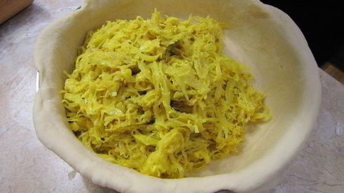 пирог с капустой