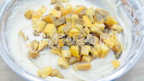 пирог с хурмой