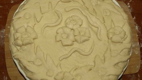 пирог с квашеной капустой и картофелем