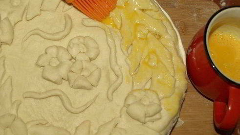 пирог с квашеной капустой и картофелем