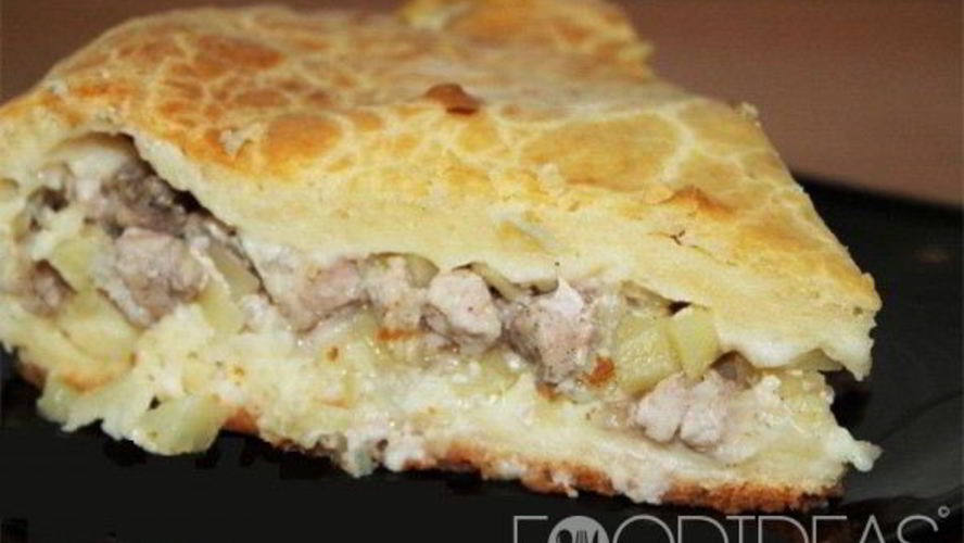 Рецепт пирога с мясом и картофелем