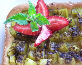 Пирог с ревенем