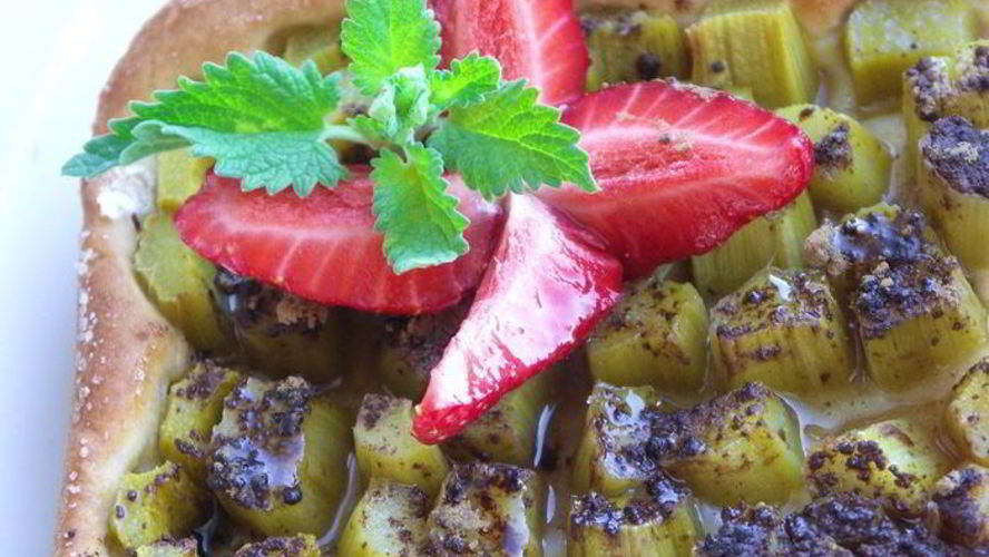 Рецепт пирога с ревенем