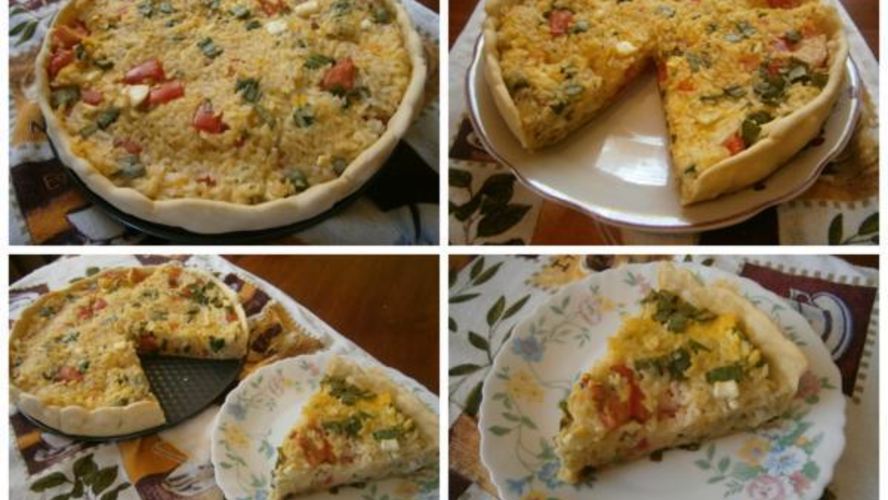 Рецепт пирога с рисовой начинкой