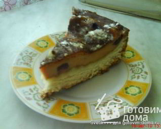 Пирог с виноградом и орехами