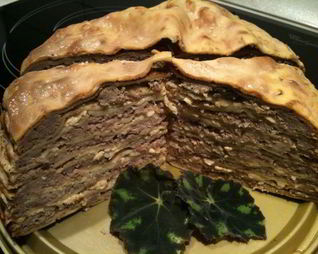 Рязанский блинный пирог