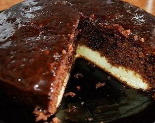 Шоколадный пирог на творожной основе в мультиварке