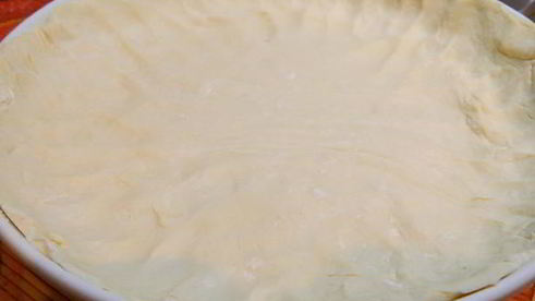 слоеный апельсиновый пирог