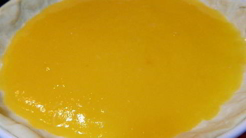 слоеный апельсиновый пирог