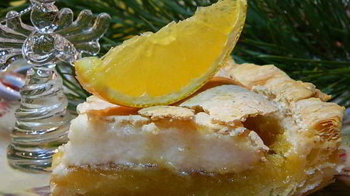 слоеный апельсиновый пирог