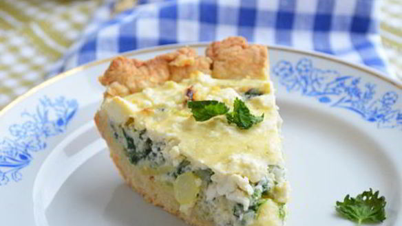 Рецепт Сырного пирога с крапивой