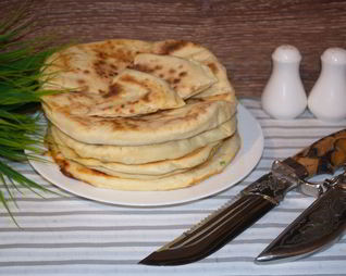 Творожный пирог с картошкой