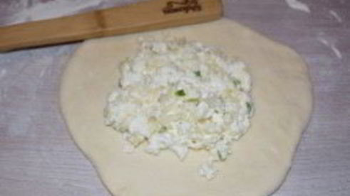 творожный пирог с картошкой