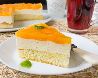 Венский пирог с мандаринами