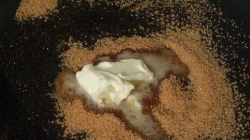 яблочно-грушевый пирог из запечённых мюсли