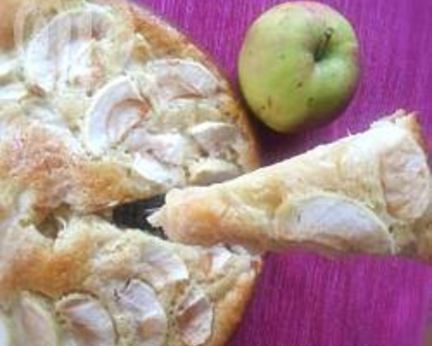 Яблочный пирог с йогуртом