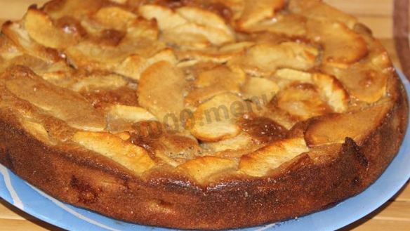 Рецепт Яблочного заливного пирога с яблоками