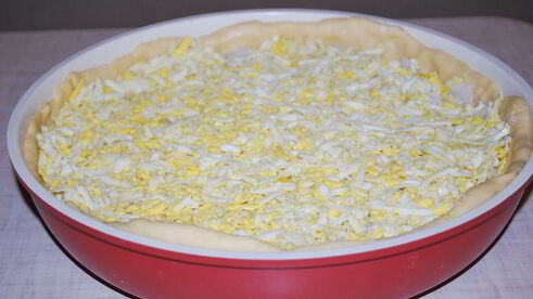 закрытый многослойный пирог губадия