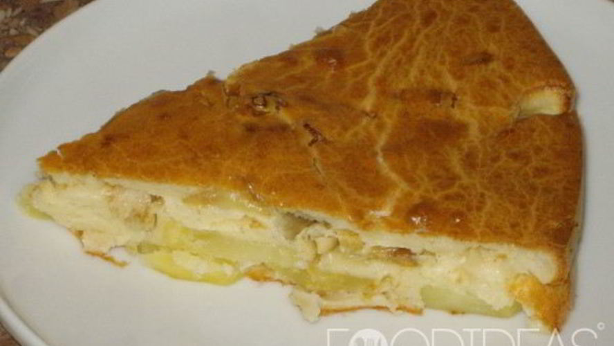 Рецепт заливного пирога с картошкой