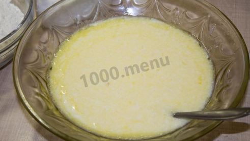 заливной пирог с мясом на кефире