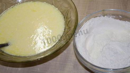 заливной пирог с мясом на кефире