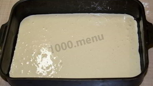 заливной пирог с мясом на кефире