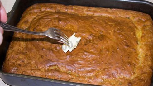 заливной пирог с мясом на кефире