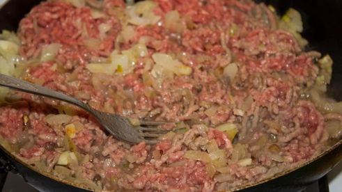 заливной пирог с мясом на кефире