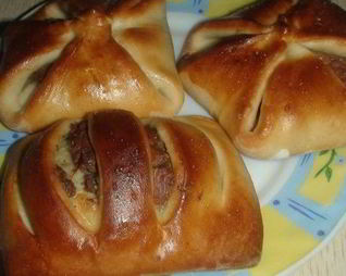 Дрожжевые пирожки с начинкой