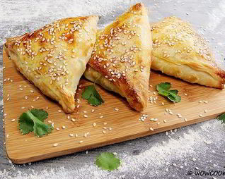 Иерусалимские бурекасы с брынзой, баклажаном и зеленью