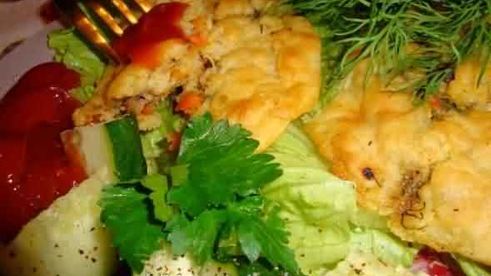 картофельные пирожки со скумбрией