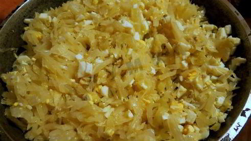 пирожки из слоеного теста с грибами луком, капустой и яйцом