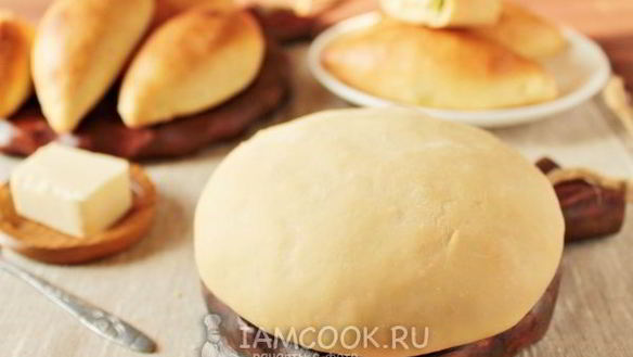 Рецепт Пирожков на кефире без дрожжей в духовке