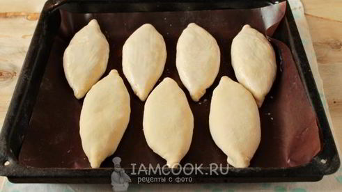 пирожки на кефире без дрожжей в духовке