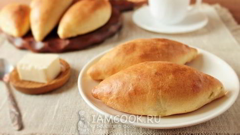 пирожки на кефире без дрожжей в духовке